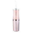 Портативный ирригатор для зубов с 2 мя насадками Portable Oral Irrigator 230 мл Розовый