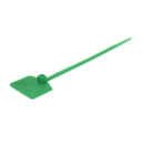 Стяжки нейлон з маркером 3х100mm зелені (500шт) висока якість, діапазон робочих температур: від -45С до + 80С, ціна за штуку