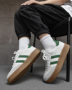 Женские кроссовки samba white/green НП4937
