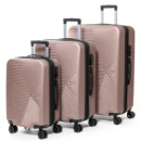 PODIUM Дорожная Чемодан 31 ABS-пластик FASHION 804 rose-gold