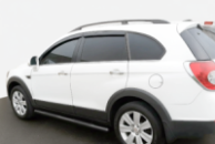 Боковые трубы Black (2 шт., нержавейка) для Opel Antara 2006-2017 гг