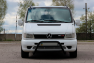 Кенгурятник WT022 Black (нерж.) для Mercedes Vito W638 1996-2003 гг