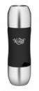 Термос вакуумный с двойной крышкой-чашкой KRAUFF 750 мл. черный