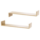 Полка книжная (комплект 2 в 1) Art in Head Asgard 820x120x200 Дуб крафт золотой (AG05120000000)