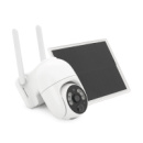 3 Мп 4G поворотная уличная PTZ видеокамера Voltronic, AI, Audio, Mic, PIR, Solar Panel 6W, SD, Battery 10400mA, UBox IPPTZ16325 2.8mm, 360°,IP67