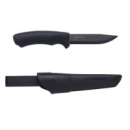 Нож Morakniv Bushcraft Black Carbon Steel Углеродистая сталь Черный цвет Черный клинок
