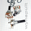 резистор змінний R161 10K B10K B103 25mm півциліндр 3pin потенціометр