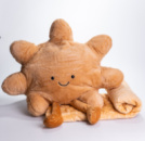 М'яка іграшка-подушка з пледом Сонечко 110×140 (см) 520-21S