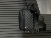 Чоловіча сумка кросс боді Graham Crossbody Louis Vuitton сірий в клітку