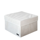 Ящик-органайзер ORGANIZE с крышкой для хранения документов и вещей в шкафу L (белый)