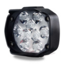 Фара-LED Овал-міні 12W (1W*12) 12V 60*75*60mm Дальнє/Spot (1шт) (пластик.корпус) 12 Led