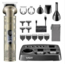 Машинка для стрижки 6 в 1 VGR V-109 5 Вт золотистая