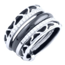 Серебряное кольцо CatalogSilver с , керамикой, вес изделия 8,31 гр (1728529) 18.5 размер