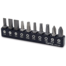 Набор бит для шуруповерта TOPTUL 1/4« 10ед. (PH,SL,Torx,SQ) GAAV1001