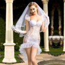 Эротический костюм невесты «Благочестивая Марта» One Size White
