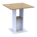 Стол в кухню Doros Коуд 70х70х74 см Белый/Дуб артизан (DRS-011439)