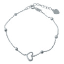 Серебряный браслет CatalogSilver с без камней, вес изделия 1,71 гр (1994139) 1720 размер