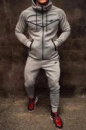 Весенне-осенний спортивный костюм Nike Классический Светло-серый