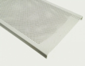 Потолок Alubest реечный алюминиевый 600х600мм tegular, белый мат, перф. 1.5мм