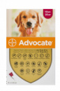 Advocate капли на холку для собак от чесоточных клещей, блох и гельминтов от 10-25 кг
