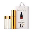 Міні парфум чоловічий з феромонами Dior Fahrenheit 3х15 мл