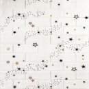 Декоративная 3D панель самоклейка под белый кирпич Звезды 700x770x3мм (021-3) SW-00000693