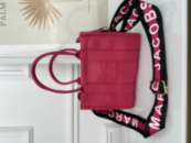 Сумка шопер Marc Jacobs Tote Bag MINI малиновий