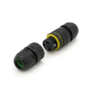 Кабельный соединитель EW-M16-3P, под кабель 7-10 мм, 3P, 17.5A, 450V, Black