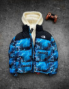 Куртка зимняя в стиле The North Face колаба Thrasher