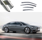 Дефлектори вікон Audi A6L (C6) 2012-2018 скотч«FLY»«молдинг із нерж.сталі 3D» BAD6L1523-W/S(85)