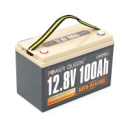 Аккумуляторная батарея LiFePO4 Power Queen 12.8V 100Ah H190, 1280Wh, BMS 100A, Heating, ≥4000 циклов, 329*172*214мм, 10.5kg