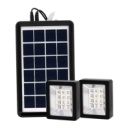 Сонячна система EP-05 6V3W — лампа-прожектор з панеллю, 2 LED, зарядка телефону