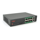 8ми портовый PoE коммутатор с автоперезапуском ONV-H1108PSD,  8хРоЕ 100 Мбит + 2хUplink 100 Мбит до 250м, IEEE802.3af/at , общая мощность120 Вт