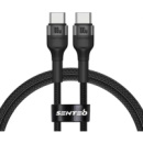 Кабель SENTEO ST-01 Montes series Type-C to Type-C 100W 1m Black (Код товару:37929)