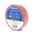 Изолента ПВХ PANASONIC 0,125мм*18мм*20м (красная), диапазон рабочих температур: от 0°С до + 90°С, Огнестойкая, 8 штук в упаковке, цена за штуку