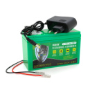 Аккумуляторная батарея литиевая 12 V 10A с элементами Li-ion 18650 (150X65X94) вес 840 грамм + зарядное устройство, OEM