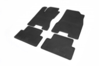 Резиновые коврики (4 шт, Polytep) для Nissan X-trail T31 2007-2014 гг