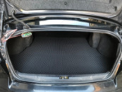 Коврик багажника (EVA, черный) для Mitsubishi Lancer X 2008-2024 гг