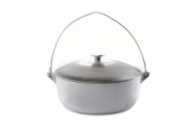 Казан алюминиевый Сила 255мм x 4л с дужкой (960470)