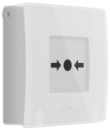 Беспроводная настенная кнопка для активации пожарной тревоги вручную Ajax ManualCallPoint White