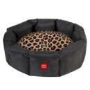 Лежанка для собак WAUDOG Relax, малюнок «Леопард», S, Ш 34 см, Д 45 см, В 17 см