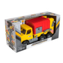 Машинка игровая Tigres Middle truck Мусоровоз 39369 52 см желтый с красным