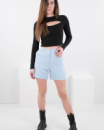 Жіночі блакитні шорти
