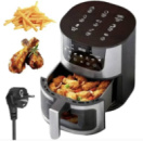 Rainberg RB-2268. Потужна фритюрниця без олії 8 л. Сенсорна аерофритюрниця Аерогриль мультипіч для дому 4200