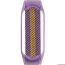 Ремінець для фітнес браслету Mi Band 5/6 Milanese Gold/Violet