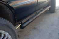 Боковые трубы Black (2 шт, нержавейка) для Chevrolet Niva 1998-2020 гг