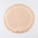 Салфетка сервировочная на стол круглая Ø38 (см) под тарелки Бежевый HP-35-7BE