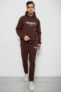 Спортивний костюм чоловічий на флісі, колір шоколадний, 238R57046