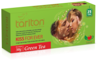 Чай Тарлтон Поцілунок Назавжди зелений цейлонський 25 пакетник Tarlton Kiss for Ever фрукта Фантазія й Cаусепа
