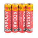 Батарейка солевая KODAK Super Heavy Duty R3, ААА, 4шт в shrink, цена за shrink